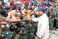Beri Motor dan Alat Komunikasi Babinsa, Menhan Prabowo: Nanti Presiden Bisa Cek Langsung Kalian