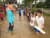 Airin Blusukan Empat Lokasi Banjir di Serut