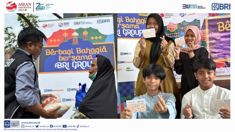 Memaknai Bulan Suci Ramadhan, BRI Regional Office Jakarta 3 Berbagi Sembako dan Santunan Bagi Anak Yatim