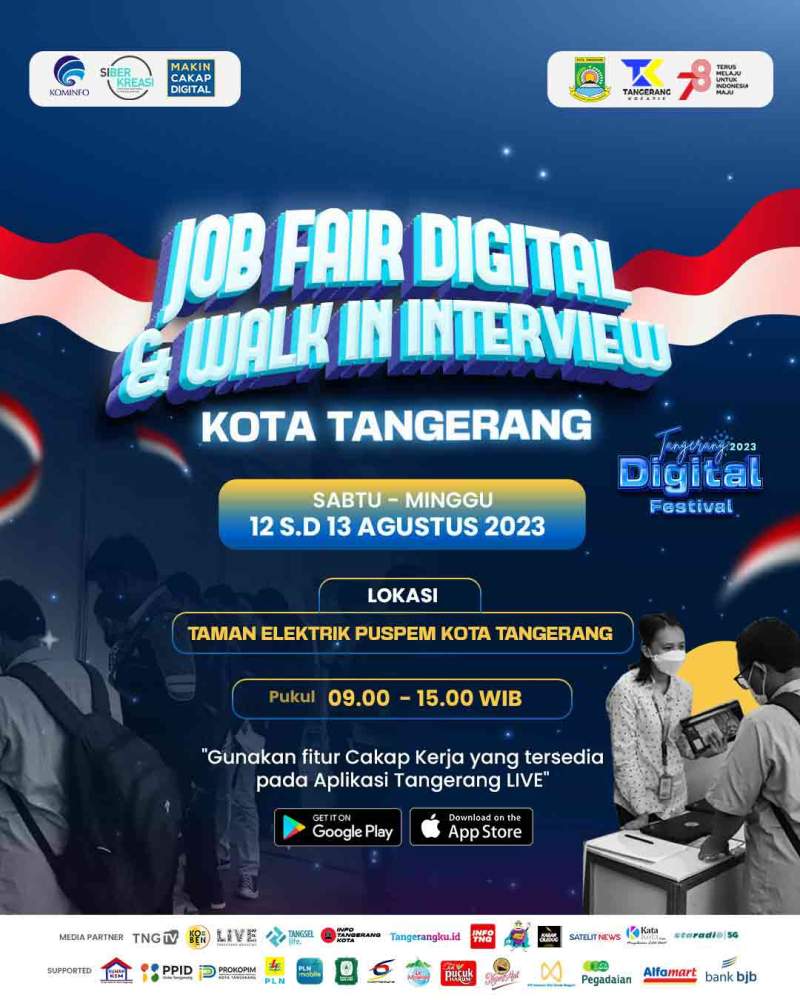 Job Fair di Tangerang Digital Festival Diserbu Ratusan Pencari Kerja