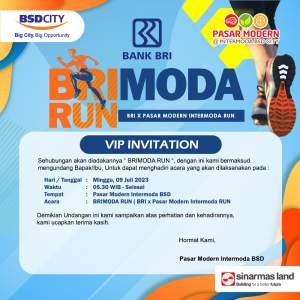 BRI Regional Office Jakarta 3 Akan Gelar BRIMODA RUN Pada 9 Juli