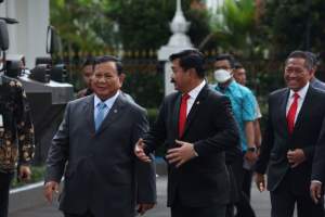 Menhan Prabowo dan Menteri ATR/Kepala BPN Hadi Tjahjanto Tandatangani Pembaruan Nota Kesepahaman Sinergi Tugas
