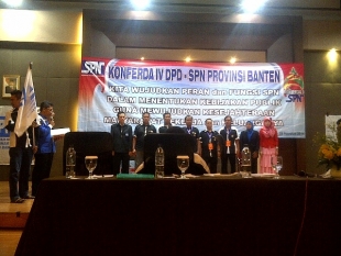 DPD SPN Provinsi Banten Selenggarakan Konferda ke IV