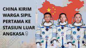 China berangkatkan warga sipil ke luar angkasa. (foto: via reuters), ilustrasi: Aisyah/dt