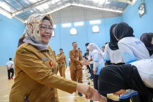 Plh Sekda Virgojanti Kukuhkan Atlet Pelatda Provinsi Banten Pada Popnas XVI 2023
