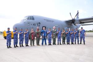 Pesawat C-130J Super Hercules TNI AU Yang Kedua Tiba di Tanah Air