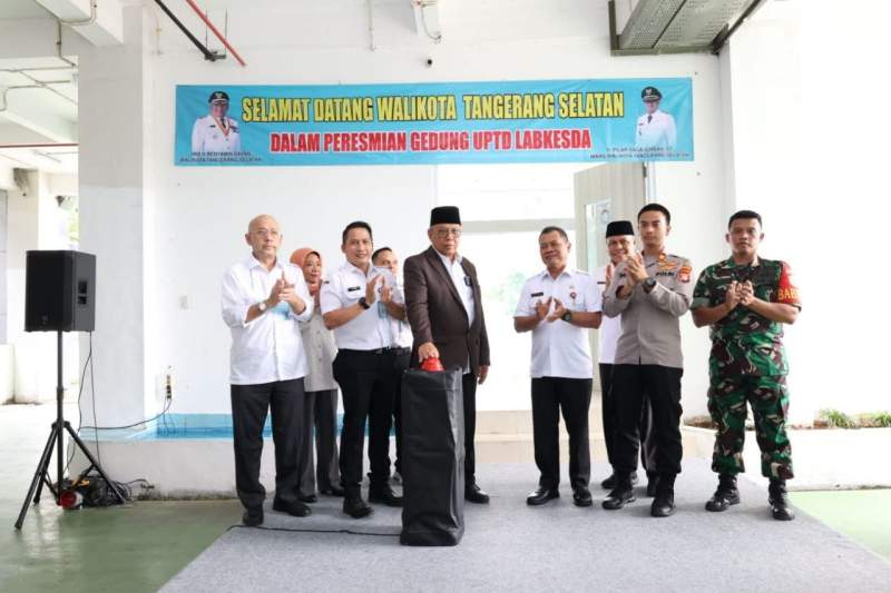 Tingkatkan Pelayanan Kesehatan, Benyamin Resmikan Gedung Labkesda Tangerang Selatan