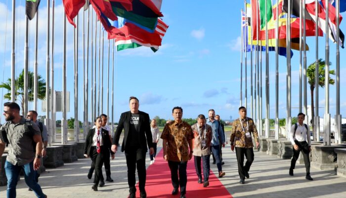 Luhut Sambut Kedatangan Elon Musk di Bali