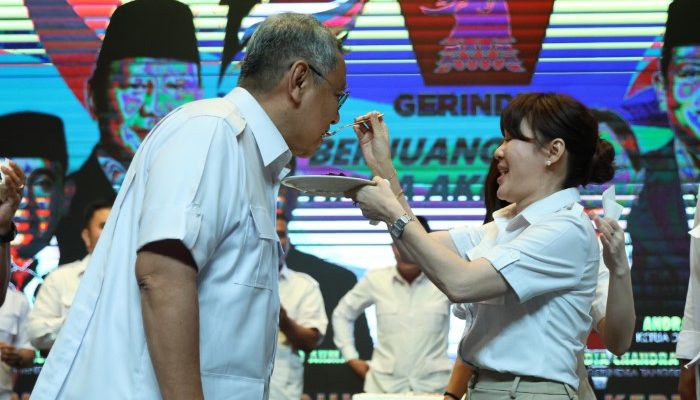 Puncak Perayaan HUT ke 17 Partai Gerindra Kota Tangsel Berlangsung Meriah