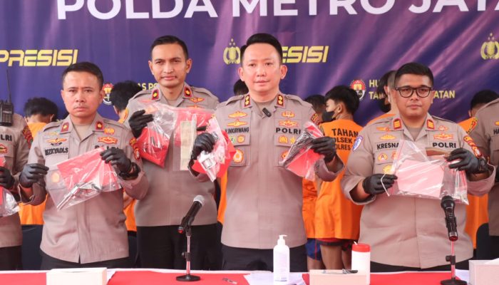 23 Tersangka Kejahatan Jalanan dan Curanmor Dibekuk Satreskrim Polres Tangsel