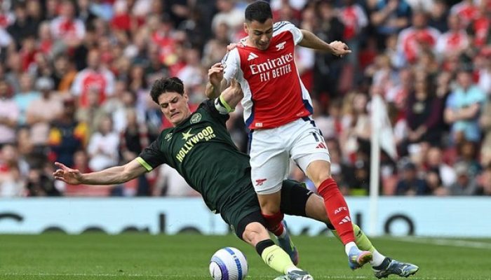 Arsenal Gagal Amankan Kemenangan, Ditahan Imbang Brentford 1-1 di Emirates