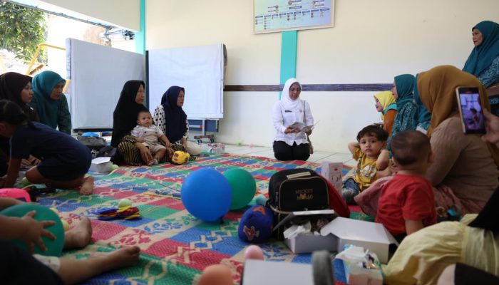 Ketua TP Posyandu Provinsi Banten Monitoring Pelaksanaan Enam SPM di Posyandu