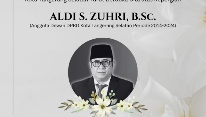 PDIP Tangsel Berduka, Kader Terbaik dan Mantan Anggota DPRD Aldi S. Zuhri Tutup Usia