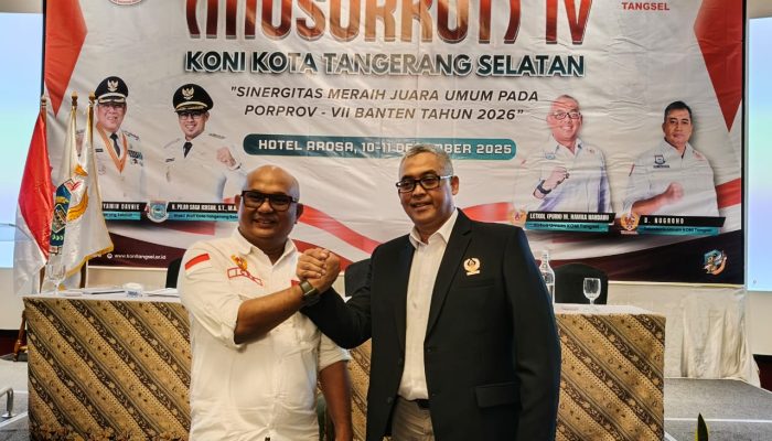 Bang Icha Terpilih Jadi Ketua KONI Tangsel 2025-2029, Tangsel Juara