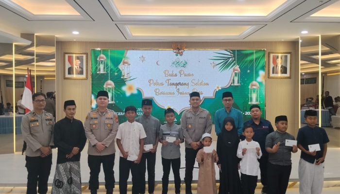 Polres Tangsel Gelar Buka Puasa Bersama Wartawan dan Santuni Anak Yatim, Pererat Sinergi dengan Insan Pers