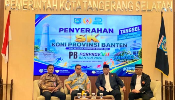58 Cabor Resmi Dipertandingkan di Porprov VII Banten 2026, Tangsel Siap Jadi Panggung Besar Prestasi Atlet