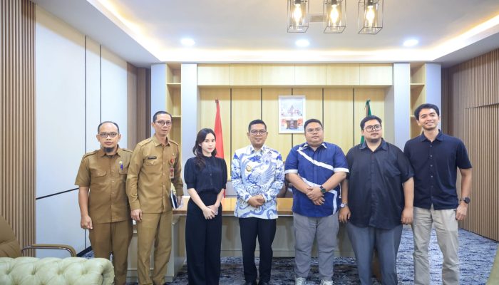Andra Soni Sambut Positif Turnamen Tangsel Youth Football Saat Terima Audiensi VAR Media