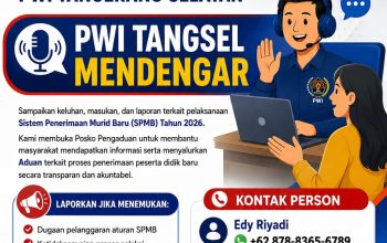 Kawal Hak Siswa, PWI Kota Tangsel Aktifkan Posko Pengaduan SPMB 2026