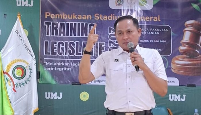 Ketua BK DPRD Tangsel Jadi Pembicara Utama Training Legislatif 2026 Fakultas Pertanian UMJ