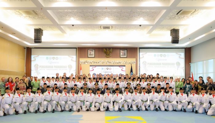 Paskibraka Tangsel 2026 Resmi Dikukuhkan, Pesan Wali Kota Benyamin Jadi Sorotan