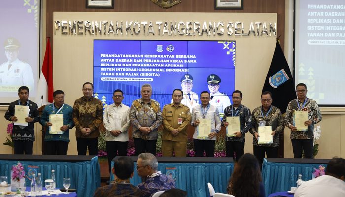 SISGITA Tangsel Direplikasi 58 Pemerintah Daerah, Perkuat Integrasi Data Pertanahan dan Pajak di Indonesia